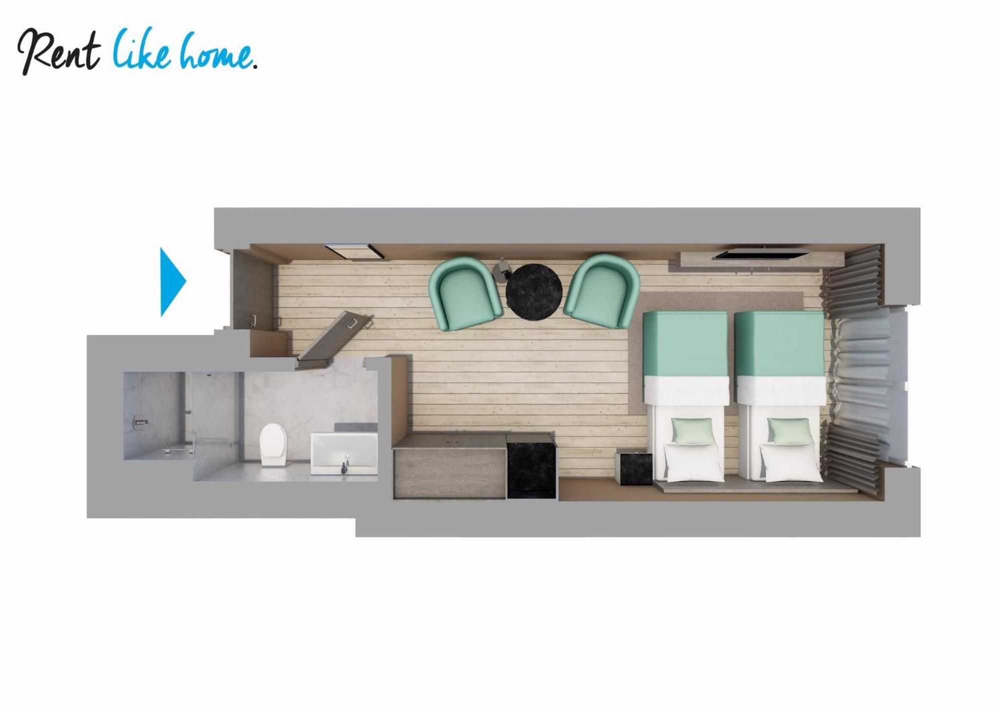 Rent Like Home - Deo Plaza Wyspa Spichrzow Гданьск Экстерьер фото